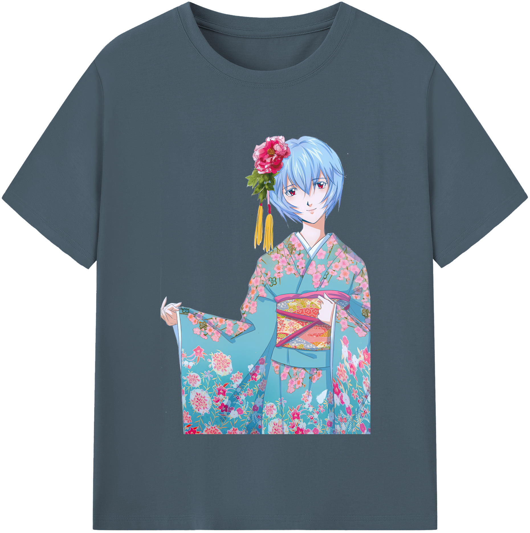 （画像用） EVA 新世紀エヴァンゲリオン 綿100％半袖Tシャツ（フロントプリント）